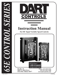 Thumbnail of document Manual - OMDC-65E60-12 Battery Operated DC Motor Speed Control - Chassis or Enclosure